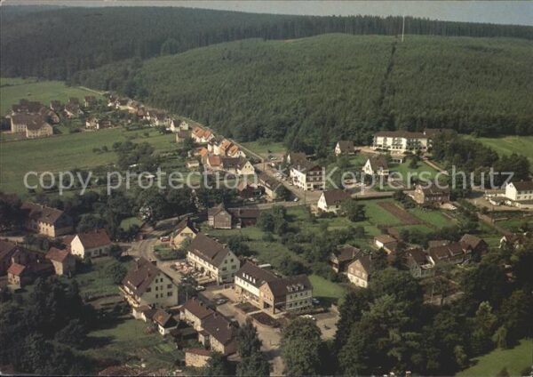Neuhaus Solling Höhenluftkurort Fliegeraufnahme