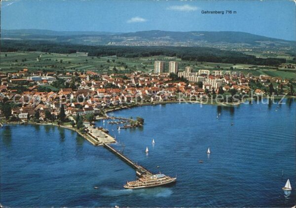 Immenstaad Bodensee Hafen Fliegeraufnahme