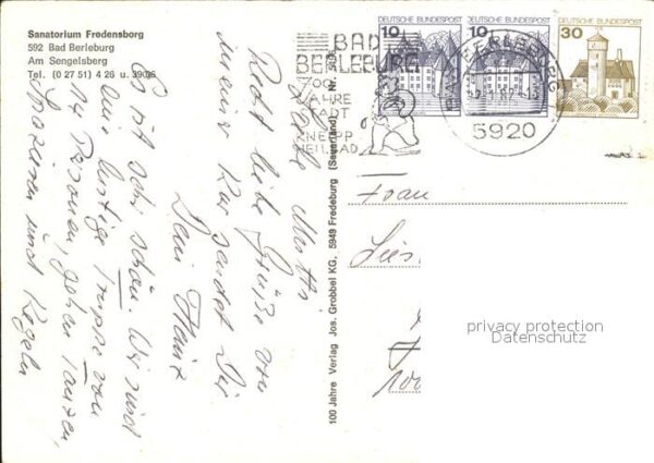 Bad Berleburg Sanatorium Fredensborg – Bild 2