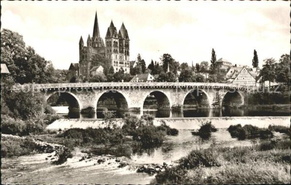 Limburg Lahn Lahnbrücke und Dom