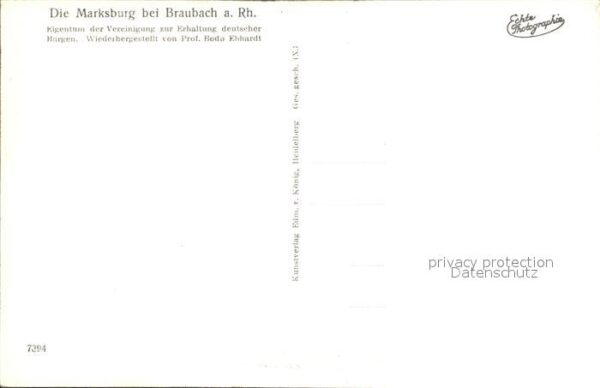 Braubach Rhein Marksburg am Rhein – Bild 2