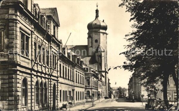 Marienberg Erzgebirge Marktplatz