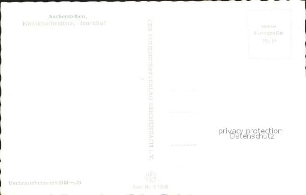 Aschersleben Kreiskrankenhaus Innenhof – Bild 2