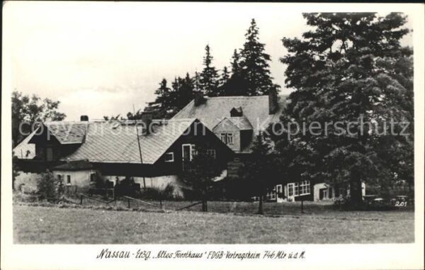 Nassau Erzgebirge Altes Forsthaus Ferienheim FDGB