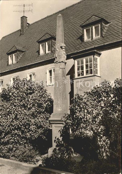 Marienberg Erzgebirge Postmeilensäule