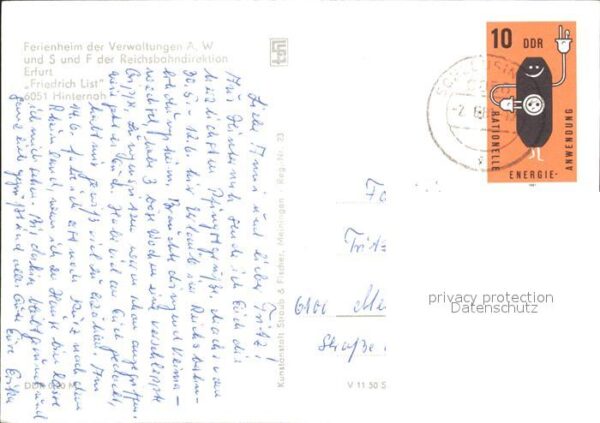 Hinternah Ferienheim Reichsbahndirektion Erfurt – Bild 2