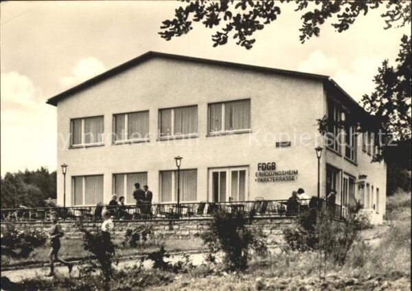 Fischbach Eisenach FDGB Erholungsheim Parkterrasse