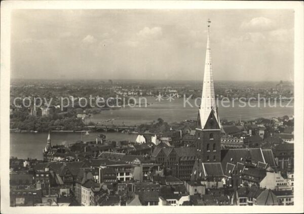 Hamburg Blick von Catharinenkirche