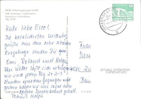 Johanngeorgenstadt Ferienheim Henneberg – Bild 2