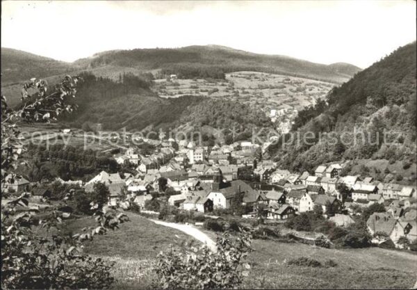 Pappenheim Thueringen Blick vom Röder