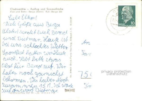 Berga Elster Clodramühel – Bild 2