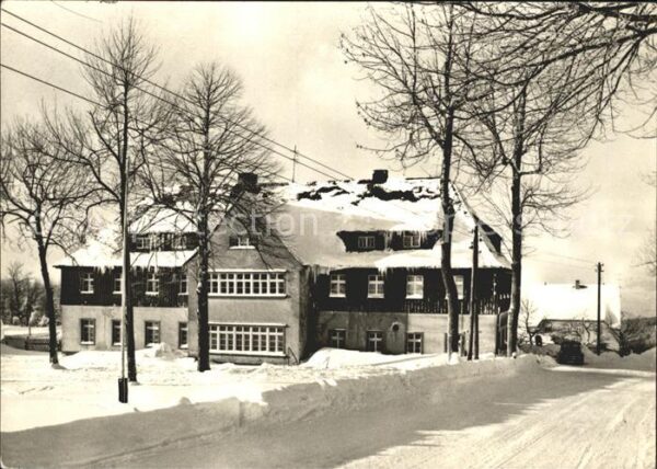 Joehstadt Jugendherberge Bruno Kühn im Winter
