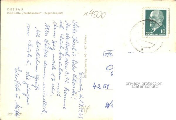 Dessau-Rosslau Restaurant Teehäuschen – Bild 2