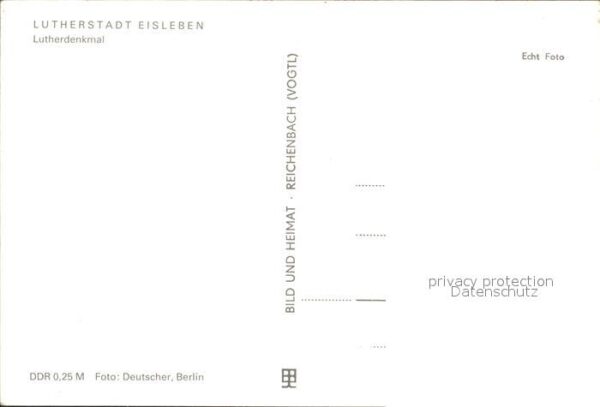 Eisleben Lutherdenkmal – Bild 2