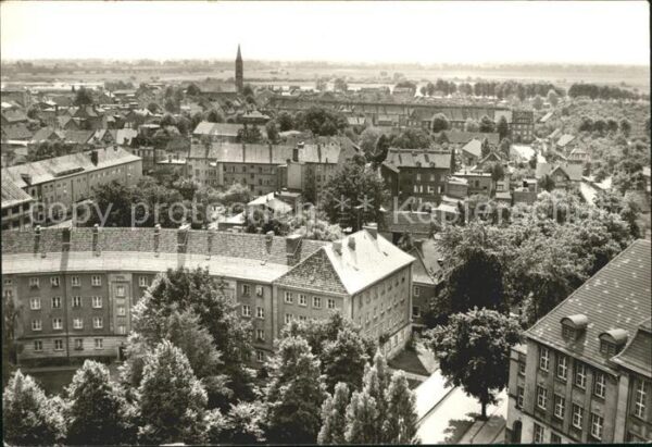 Wittenberge Prignitz Blick vom Rathausturm