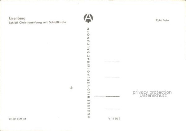 Eisenberg Thueringen Schloss Christianenburg mit Schloßplatz – Bild 2