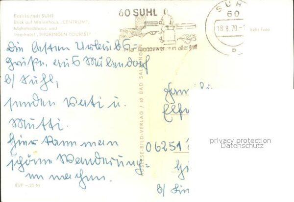 Suhl Thueringer Wald Warenhaus Centrum Interhotel Thüringen – Bild 2
