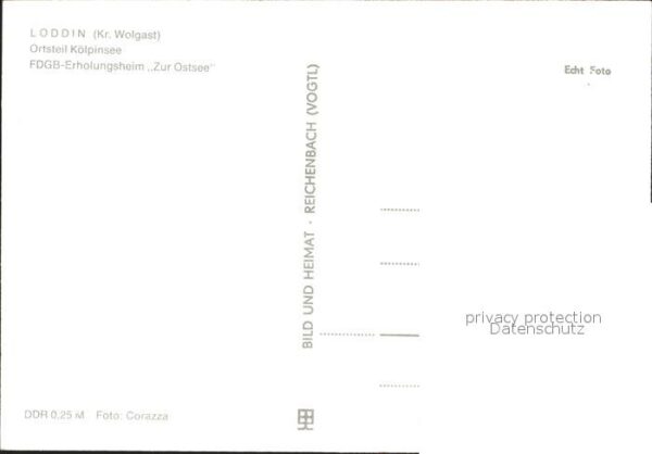 Loddin Erholungsheim Zur Ostsee Kölpinsee – Bild 2