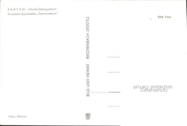 Barth Konsum Gaststätte Tannenheim – Bild 2