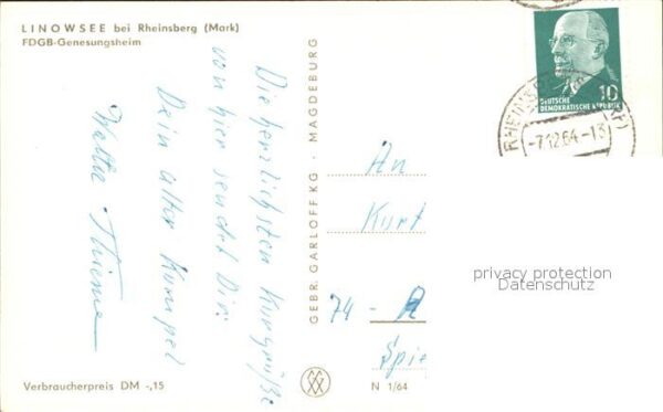 Linowsee FDGB Genesungsheim – Bild 2