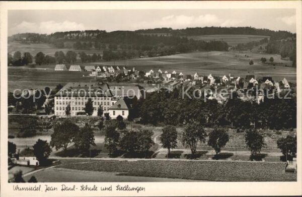 Wunsiedel Jean Paul Schule und Siedlungen