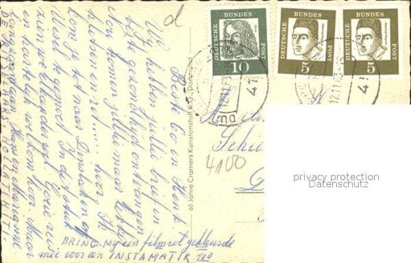 Hamborn Rhein Dampfer Rathaus Post Bergschule S – Bild 2