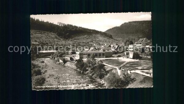 Forbach Baden Kurhaus Luftkurort Schwarzwald