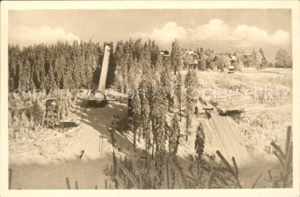 Oberhof Thueringen Sprungschanze Skispringen Wintersportpl