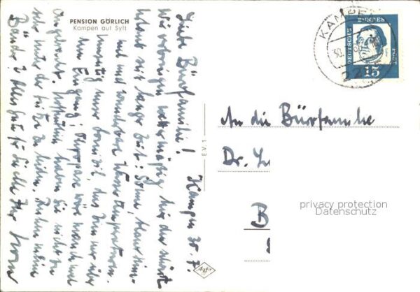Kampen Sylt Pension Görlich – Bild 2