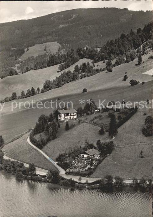 Fischhausen Schliersee Ferienheim Schliersee Fliegeraufnahme