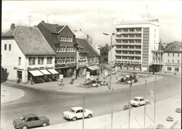 Muehlhausen Thueringen Wilhelm Pieck Platz Thomas Müntzer Stad