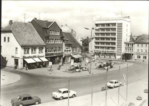 Muehlhausen Thueringen Wilhelm Pieck Platz Thomas Müntzer Stad