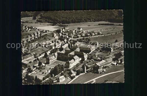 Ebrach Oberfranken Kloster Steigerwald Fliegeraufnahme