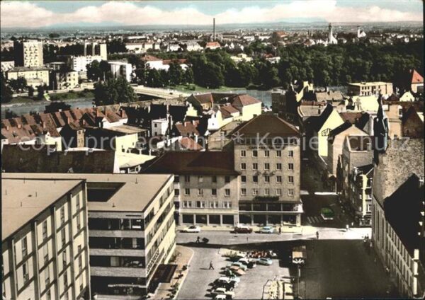 Ingolstadt Donau Rathausplatz Blick nach Süden
