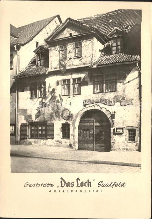 Saalfeld Saale HO Gaststätte Das Loch