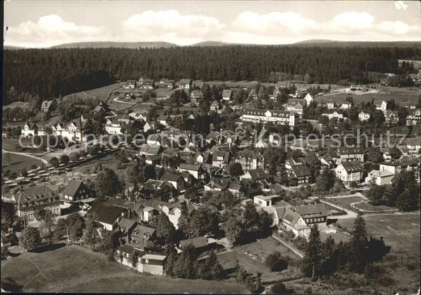 Hahnenklee-Bockswiese Harz Fliegeraufnahme