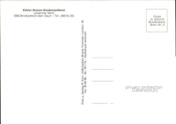 Brockscheid Eifeler Bronze Glockengiesserei – Bild 2