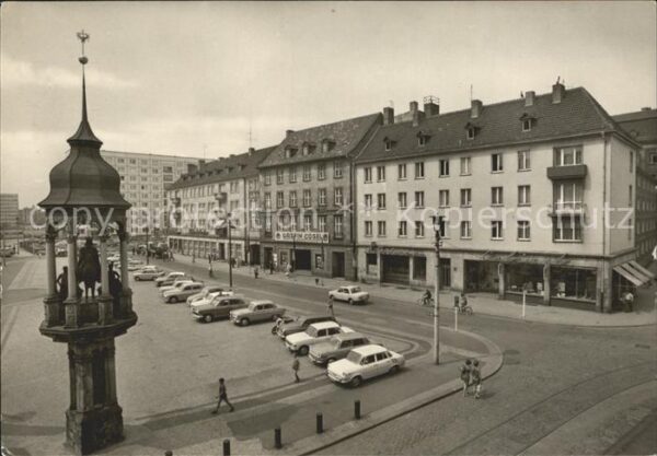 Magdeburg Denkmal des Magdeburger Reiters Alter M