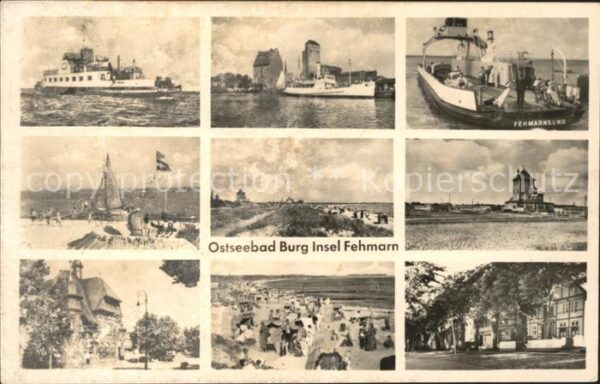 Burg Fehmarn Fähre Strand Dampfer