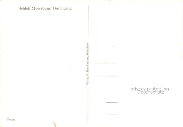 Meersburg Bodensee Schloss Meersburg Durchgang – Bild 2