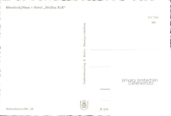 Altenbrak Harz Hotel Weisses Ross – Bild 2