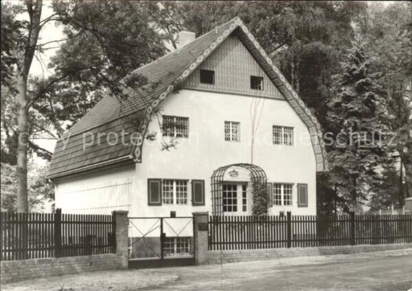 Buckow Maerkische Schweiz Brecht Weigel Haus