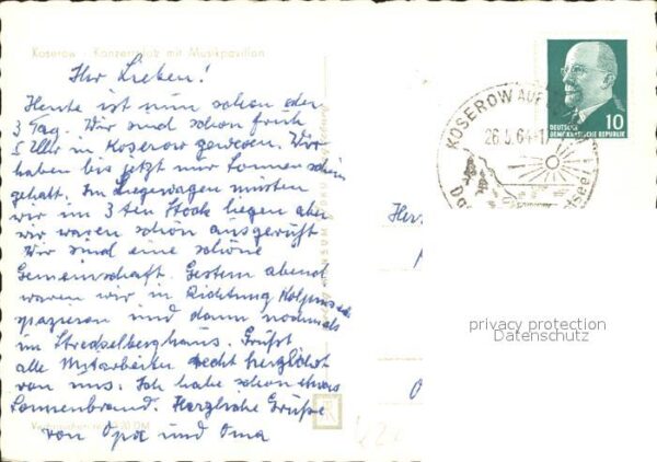 Koserow Ostseebad Usedom Konzertplatz Musikpavillon – Bild 2
