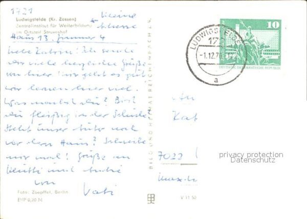 Ludwigsfelde Zentralinstitut für Weiterbildung – Bild 2