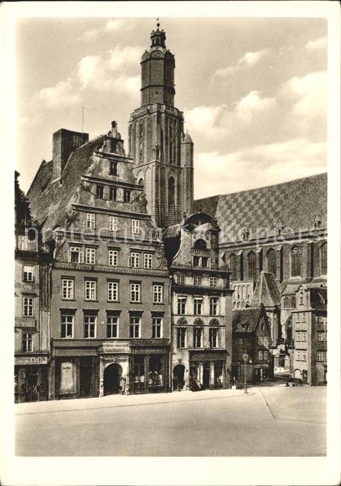 Breslau Niederschlesien Ring Elisabethkirche