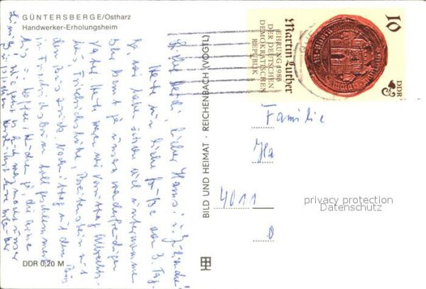 Guentersberge Handwerker Erholungsheim – Bild 2