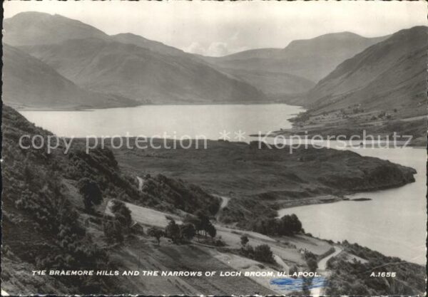 Ullapool The Braemore Hills and the  Narrows of