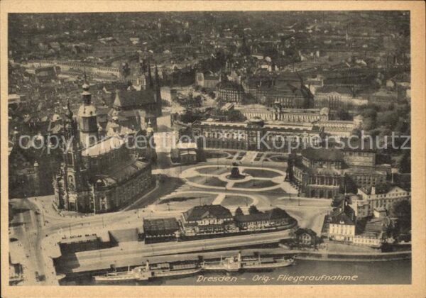 Dresden Fliegeraufnahme