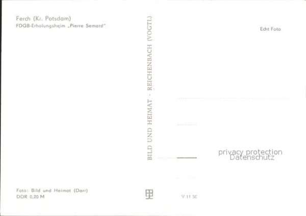Ferch FDGB Erholungsheim Pierre Semard – Bild 2