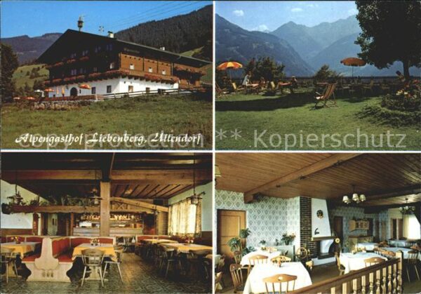 Uttendorf Salzburg Alpengasthof Liebenberg